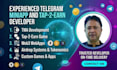 develop telegram mini app, tap to earn game, and telegram web app