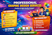 design professional banner and poster