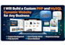 do custom ai software, full stack web application developer, PHP laravel website