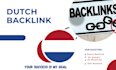 create dutch backlinks with best SEO practices satisfaction guaranteed