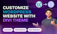 fix, install, create wordpress site using divi theme
