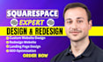 develop squarespace website, design or redesign squarespace website development