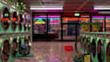 do 3d laundromat, laundry facility, wash house, launderette facility layout