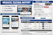 perform website testing and provide actionable bug reports
