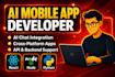 develop ai mobile app, ai integration ios app, ai chatbot,mobile app development