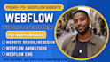 convert figma to webflow with gsap animations and SEO
