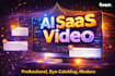 make high converting ai saas explainer video and software promo