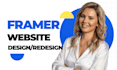 optimize framer website, edit framer template and design framer website design
