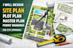 create detailed site plan, plot plan, master plan and permit drawings