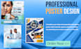 design a professional and eye catching poster