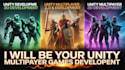 develop mobile game development in unity 3d as professional unity developer