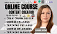 create a professional syllabus for your course
