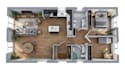 design 3d floor plan and realistic rendering for real estate