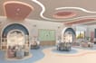 design architectural learning center in revit, render nursery school classroom