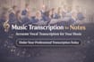 do vocal music transcription to note