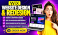 build wix website design and redesign wix website, wix website redesign, wix SEO