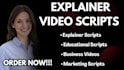 write engaging educational and explainer video scripts