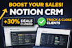 create a notion CRM to manage leads and boost sales