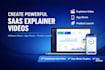 create saas explainer video, software demo product launch video for software app