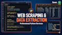 professional python web scraping and data extraction