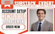 fully setup substack account manage beehiiv newsletter substack newsletter