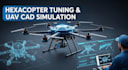do hexacopter flight controller tuning, uav cad design stimulation