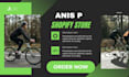 design bicycle website, bike website, shopify store, bike store