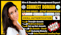 connect domain, do domain transfer, redirect domain, connect domain, fix