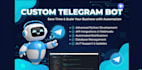 build a custom telegram bot for auto messaging and notifications in python
