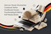 ghostwrite german ebooks and cookbooks and proofread or edit books
