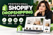 design and develop shopify store as ecommerece store expert