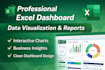 create professional excel dashboards and data visualization