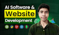do ai website development, web application ai chatbot as ai software developer