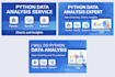 do python data analysis using pandas  matplotlib and seaborn