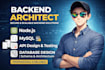 build backend scalable apis using mysql nodejs and next js