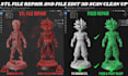 stl file repair file edit obj file custom file modification 3d model 3d printing