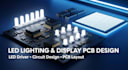 design led lighting driver pcb, led display and electronics circuit board