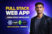 be a software developer for full stack web app development using mern stack