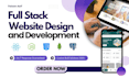 build websites as full stack reactjs frontend developer