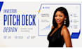 design investor pitch deck, powerpoint, canva and google slides presentation