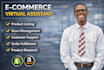 do ecommerce virtual assistance shopify VA amazon VA product listing data entry