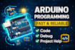 help you with simple arduino programming