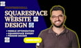 build, redesign modern squarespace website design