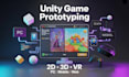 develop a unity game prototype for PC, mobile, web or VR