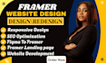 framer website design , framer landing page ,figma to framer, framer developer