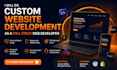 do custom web development as a full stack developer