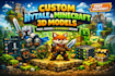 create custom hytale minecraft 3d models in blockbench, mods, plugins