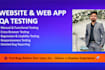 test and QA your website or app for bugs and usability