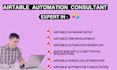 create airtable interface, airtable dashboard, softr client portal, gum loop