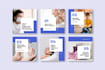 design modern instagram carousel posts, linkedin carousels